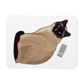 Afbeelding van de Siamese cartoon Magneet (Horizontaal)