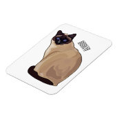 Afbeelding van de Siamese cartoon Magneet (Linkerzijde)