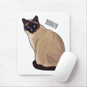 Afbeelding van de Siamese cartoon Muismat (Met muis)