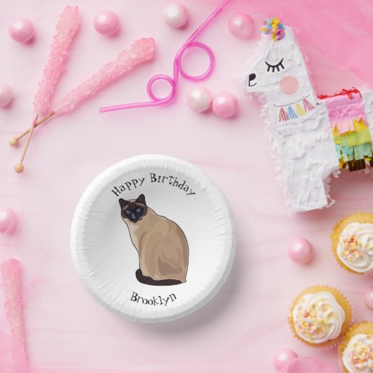 Afbeelding van de Siamese cartoon Papieren Kommen (Feest)