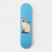Afbeelding van de Siamese cartoon Persoonlijk Skateboard (Voorkant)