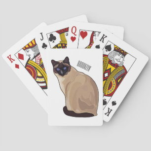 Afbeelding van de Siamese cartoon Pokerkaarten