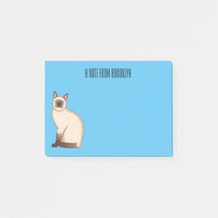 Afbeelding van de Siamese cartoon Post-it® Notes