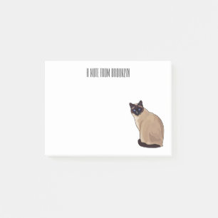 Afbeelding van de Siamese cartoon Post-it® Notes