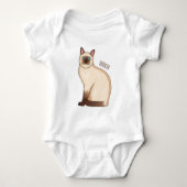 Afbeelding van de Siamese cartoon Romper (Voorkant)