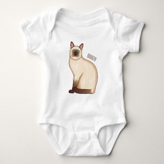 Afbeelding van de Siamese cartoon Romper (Voorkant)