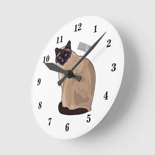 Afbeelding van de Siamese cartoon Ronde Klok (Hoek)