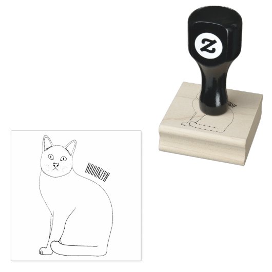 Afbeelding van de Siamese cartoon Rubberstempel (Gestempeld)