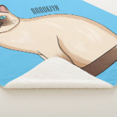 Afbeelding van de Siamese cartoon Sherpa Deken (3/4)