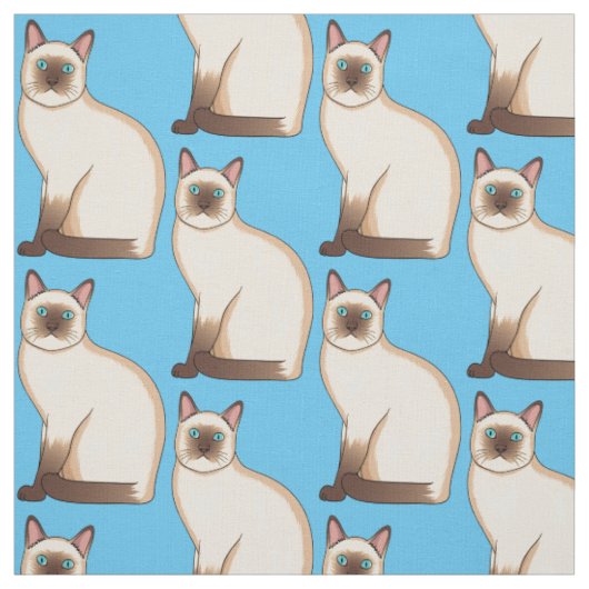 Afbeelding van de Siamese cartoon Stof (Swatch)