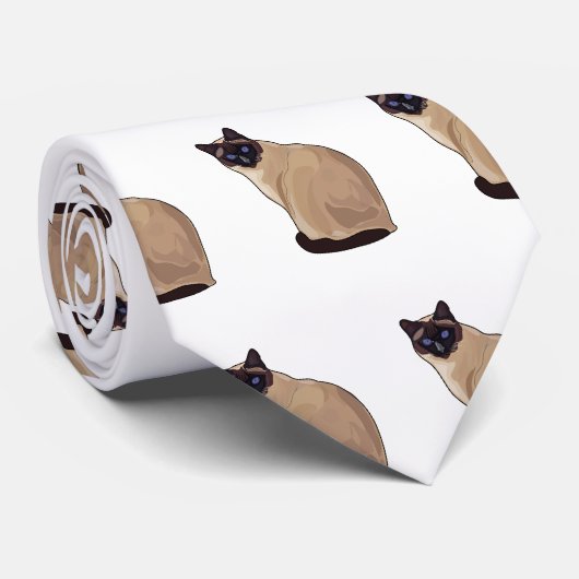 Afbeelding van de Siamese cartoon Stropdas (Opgerold)
