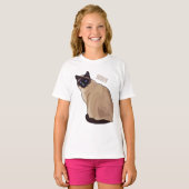 Afbeelding van de Siamese cartoon T-shirt (Voorkant volledig)