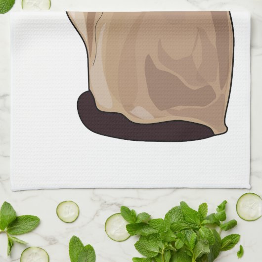 Afbeelding van de Siamese cartoon Theedoek (Gevouwen)