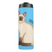 Afbeelding van de Siamese cartoon Thermosbeker (Voorkant)