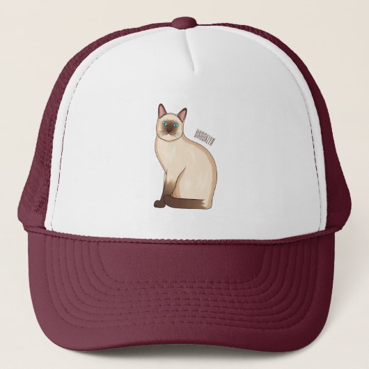 Afbeelding van de Siamese cartoon Trucker Pet (Voorkant)