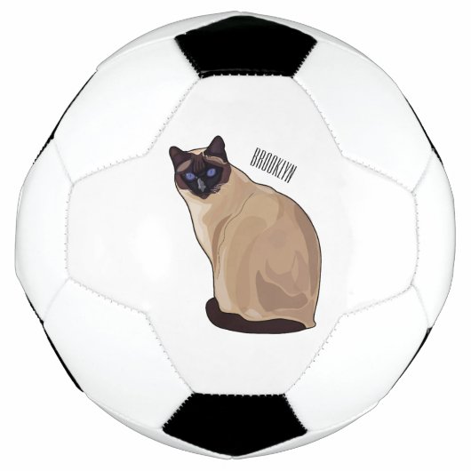 Afbeelding van de Siamese cartoon Voetbal (Voorkant)