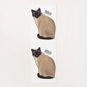 Afbeelding van de Siamese cartoon Yogamat (Achterkant)
