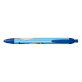 Afbeelding van de Siamese cartoon Zwarte Inkt Pen (Achterkant)