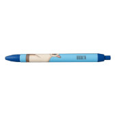 Afbeelding van de Siamese cartoon Zwarte Inkt Pen (Voorkant)