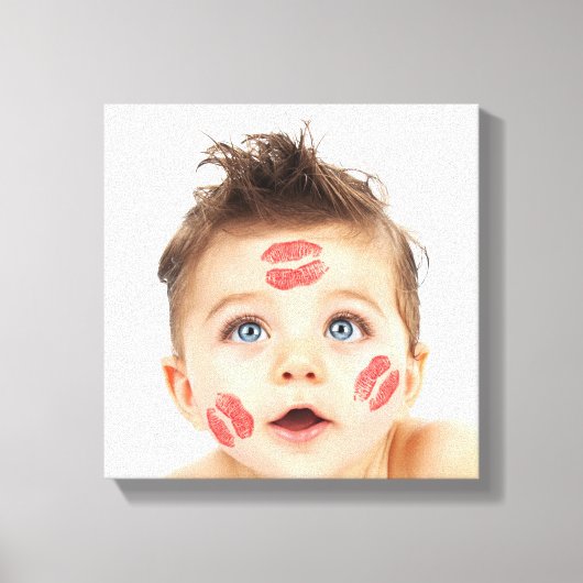 Afbeelding van de Small Cute Cupid Canvas Afdruk (Voorkant)