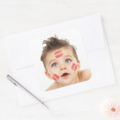 Afbeelding van de Small Cute Cupid Vierkante Sticker (Envelop)