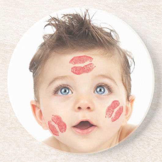 Afbeelding van de Small Cute Cupid Zandsteen Onderzetter (Voorkant)