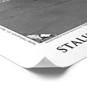 Afbeelding van de strijd tegen Stalingrad in de Tw Poster (Hoek)