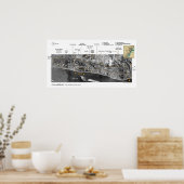 Afbeelding van de strijd tegen Stalingrad in de Tw Poster (Keuken)