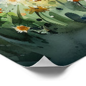 AFBEELDING VAN DE TREKKER-Waterverf Poster (Hoek)