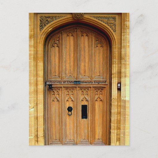 Afbeelding van de Universiteit van Oxford voor bri Briefkaart (Voorkant)