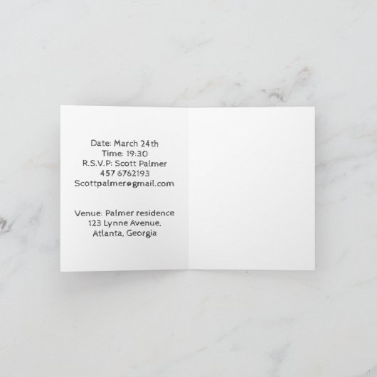 Afbeelding van de universum-uitnodiging (Binnen)