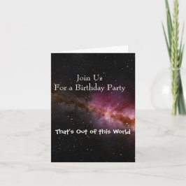 Afbeelding van de universum-uitnodiging