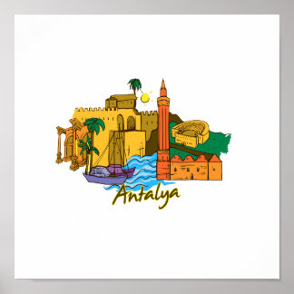 afbeelding van de vakantie van antalya.png poster