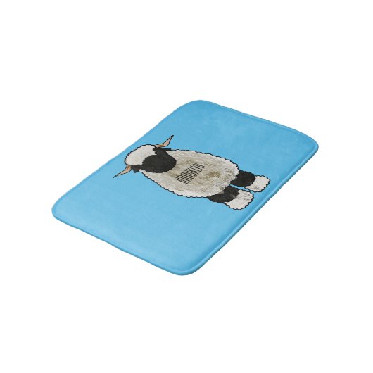 Afbeelding van de Valais Blwlese-cartoon Badmat (Gekanteld)