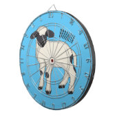 Afbeelding van de Valais Blwlese-cartoon Dartbord (Voorkant Rechts)