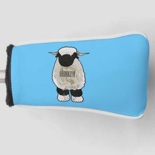 Afbeelding van de Valais Blwlese-cartoon Golfheadcover (Voorkant)