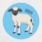 Afbeelding van de Valais Blwlese-cartoon Labels (Design 2)