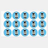 Afbeelding van de Valais Blwlese-cartoon Labels (Vel)