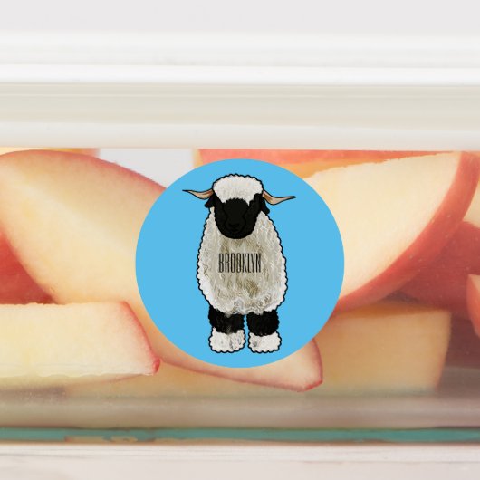 Afbeelding van de Valais Blwlese-cartoon Labels (Aangebracht)