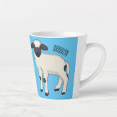 Afbeelding van de Valais Blwlese-cartoon Latte Mok (Rechts)