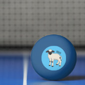 Afbeelding van de Valais Blwlese-cartoon Pingpongbal (Net)