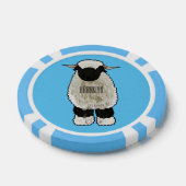 Afbeelding van de Valais Blwlese-cartoon Poker Chips (Enkel)