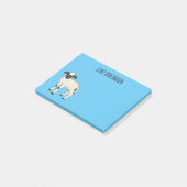 Afbeelding van de Valais Blwlese-cartoon Post-it® Notes (Schuin)