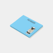 Afbeelding van de Valais Blwlese-cartoon Post-it® Notes (Schuin)
