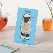 Afbeelding van de Valais Blwlese-cartoon Reclamebord Met Voetstuk (Insitu)