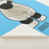 Afbeelding van de Valais Blwlese-cartoon Sherpa Deken (3/4)