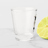Afbeelding van de Valais Blwlese-cartoon Shot Glas (Links)
