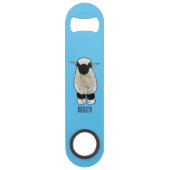 Afbeelding van de Valais Blwlese-cartoon Speed Flessenopener (Achterkant)