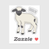 Afbeelding van de Valais Blwlese-cartoon Sticker (Vel)