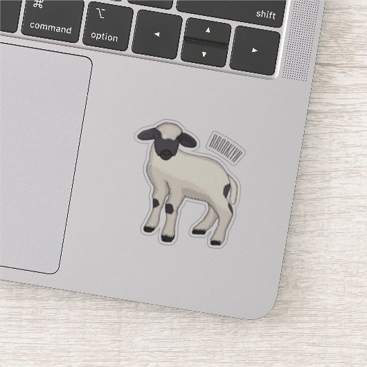 Afbeelding van de Valais Blwlese-cartoon Sticker (Detail)